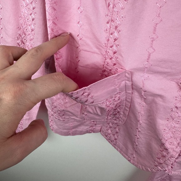 Aziz VTG Blazer and Pants Set Small Pink Embroidered Suit Coquette Y2K‎ Retro - Picture 2 of 16